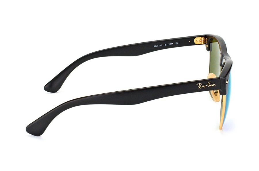 RAY-BAN CLUBMASTER OVERSIZED FLASH LENSES S-RAY 4175F-877/1M(57IT)
